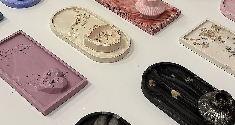 Jesmonite workshop